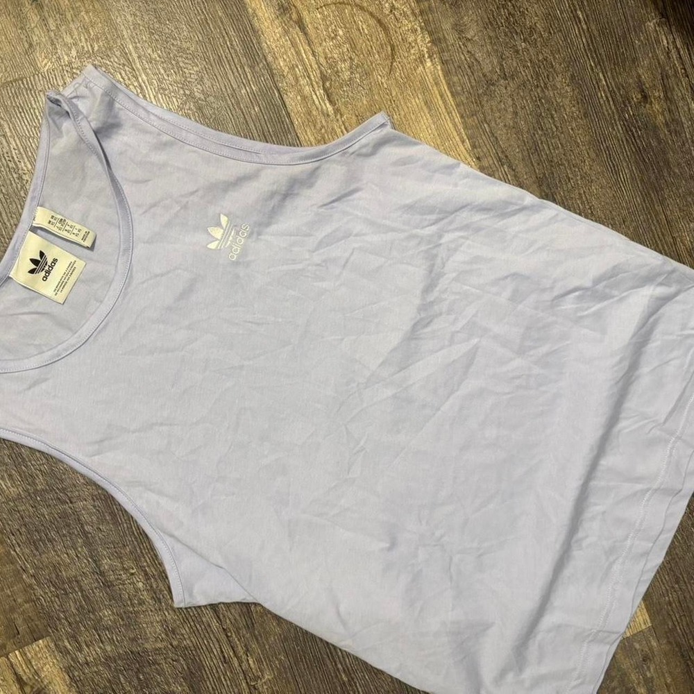 adidas‎ purple tank top